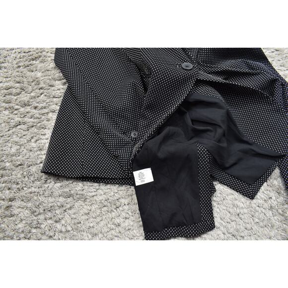 Lane Bryant Black Blazer Size 18 Plus Rayon One Button Lined - Picture 8 of 8